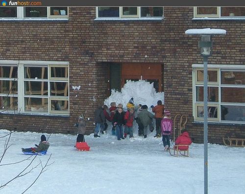 snow storm school closing