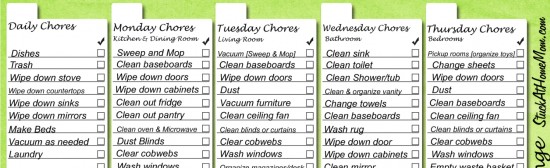 4 Day Cleaning Challenge