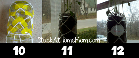 Easy Macrame Style Plant Hanger 4