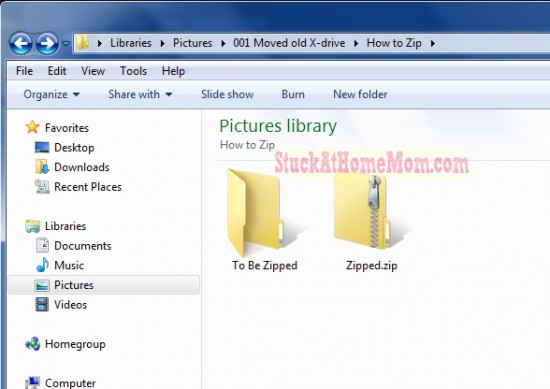 How to Zip a File or Folder