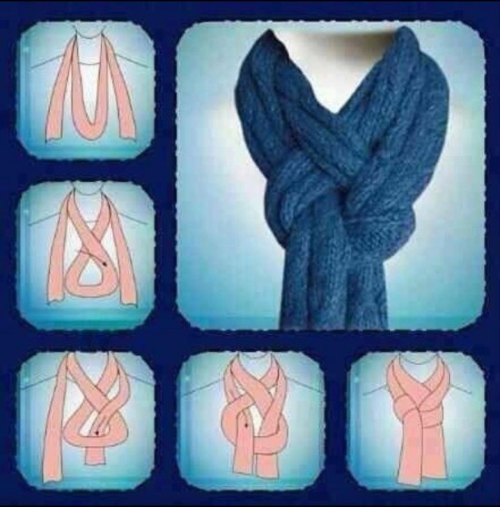 How to Tie a Scarf #scarf #howto