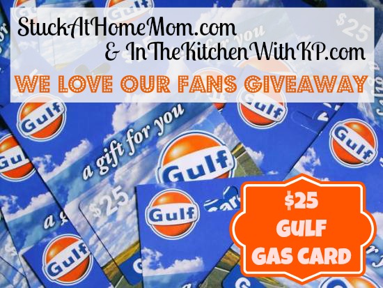 Fans, Friends & Followers $25 Gas Card Giveaway