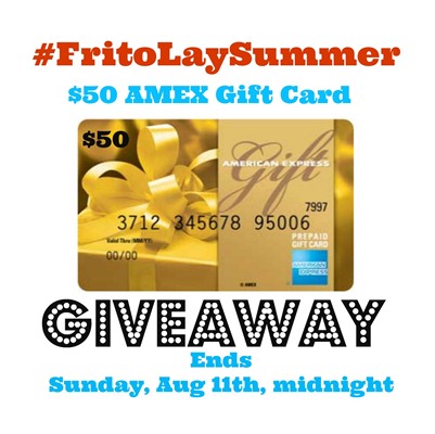 FritoLay $50 AMEX gift card Giveaway