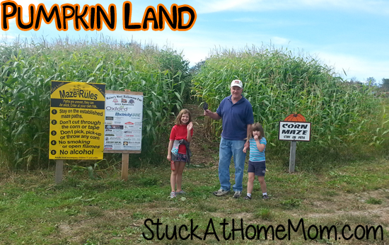 Pumpkin Land Corn Maze Entrance
