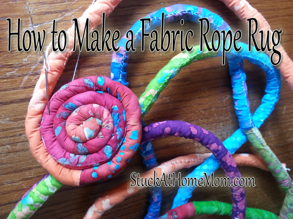 Chunky Rope Rug Diy How to Make a Fabric Rope Rug – DIY Rope Rug #diy