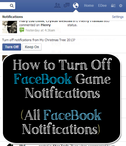 FaceBook Notifications