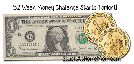 52 Week Money Challenge Starts Tonight