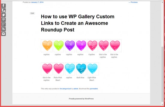 WP Gallery Custom Links