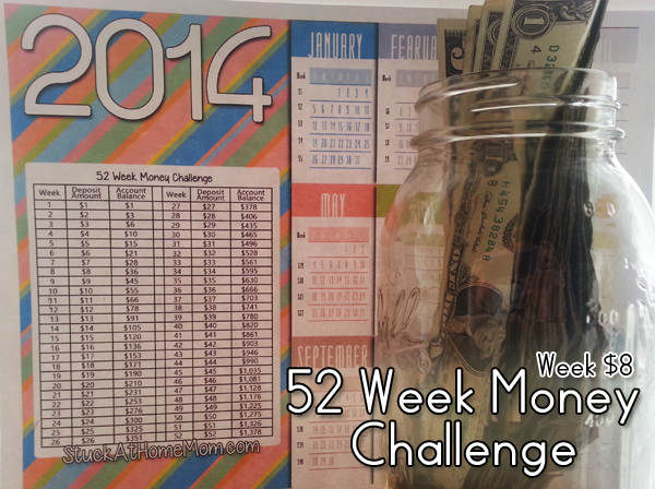 52 Week Money Challenge Week $8