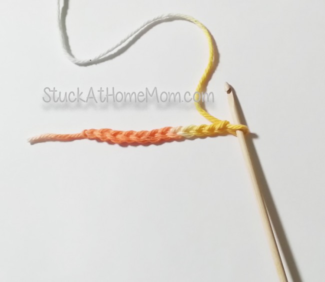 Knitting with a Crochet Needle Afghan Hook Tunisian Stitch
