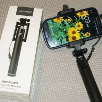 Selfie Stick Intcrown Self-portrait Monopod Extendable Selfie Stick