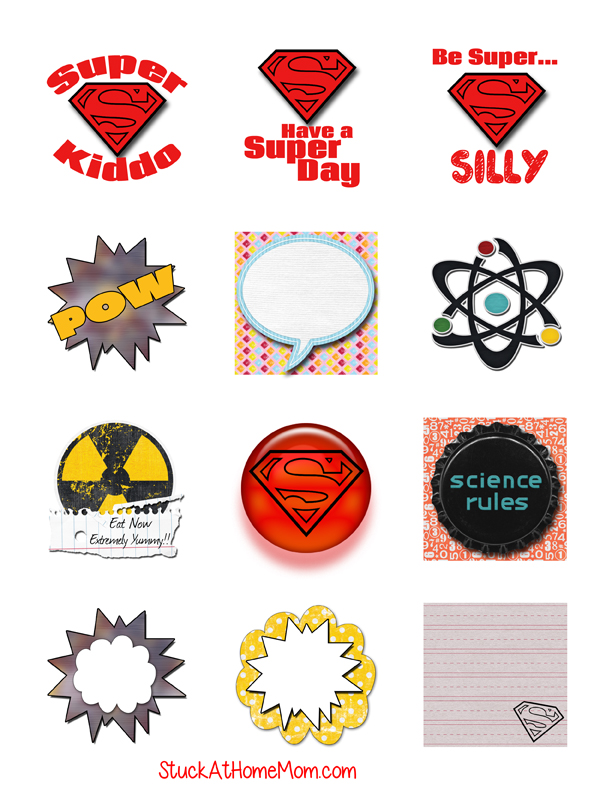 Super Lunch Stickers