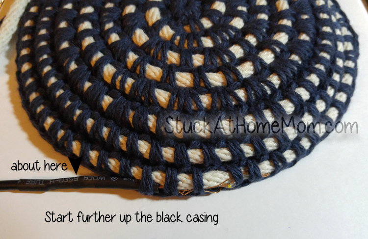 HOW TO Crochet a Rope Basket - an Actual Tutorial with Pictures in English