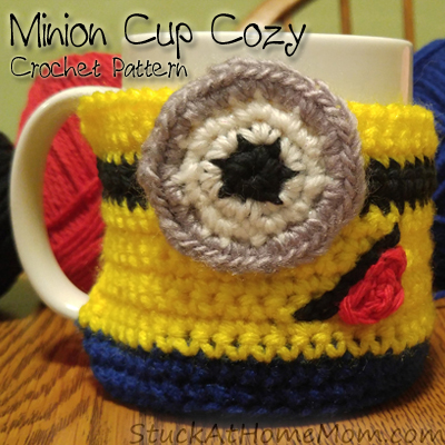 Minion Cup Cozy Crochet Pattern