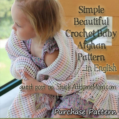 Purchase Simple Crochet Baby Afghan Pattern