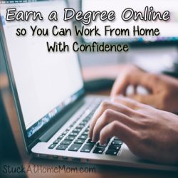 work from home education degree