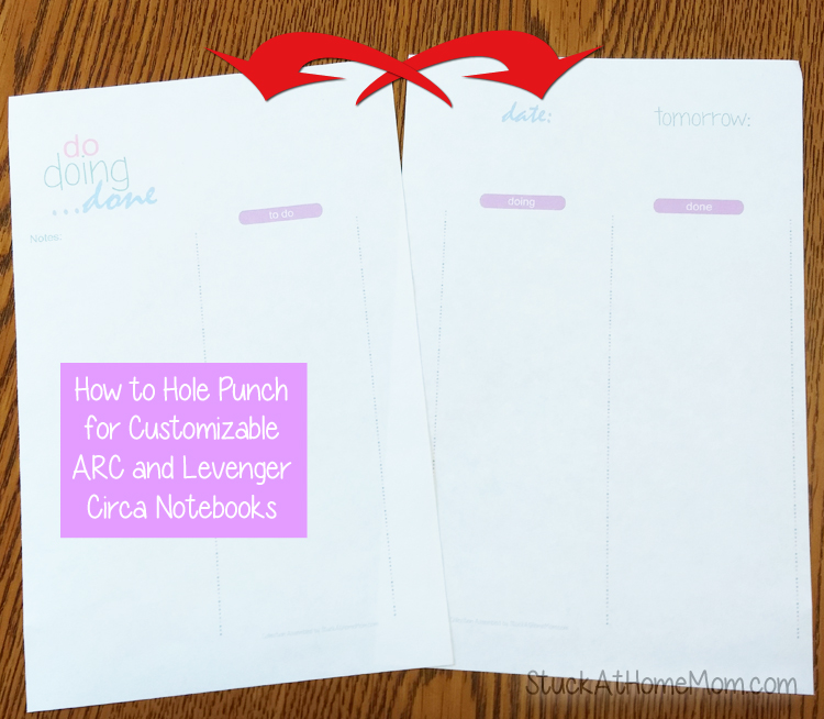 How to Hole Punch for Customizable ARC and Levenger Circa Notebooks 5