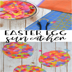 Easter Egg Sun Catcher Craft