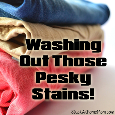 Washing Out Those Pesky Stains