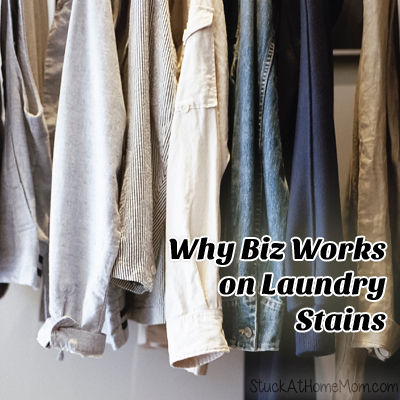 Why Biz Works on Laundry Stains