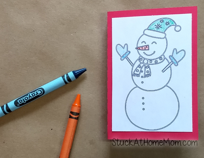 Download Christmas Crayon Card - Free Printable / Cuttable SVG ...