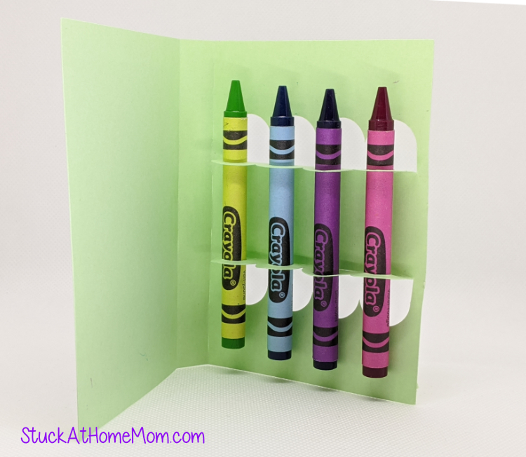 FREE SVG Valentines Day Crayon Card Template for Silhouette & Cricut (SVG & studio3)