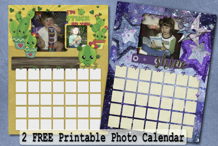2 Free Printable Photo Calendar – Calendar Pack 2 with Months 2 Free Printable Photo Calendar – Calendar Pack 2 with Months