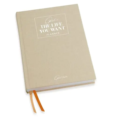 Oprah's The Life You Want planner with linen cover