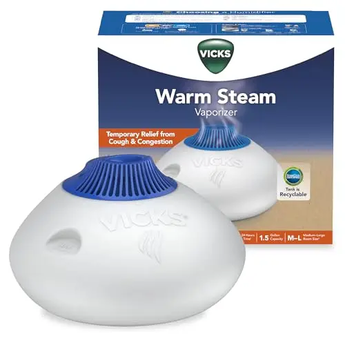 Vicks warm steam vaporizer for cough and congestion relief