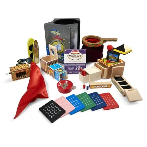 Melissa & Doug solid-wood magic set with performance space