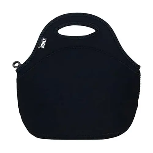 BUILT neoprene lunch tote in black color