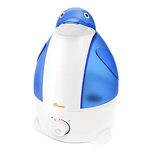 Crane animal cool mist humidifier with penguin design for kids