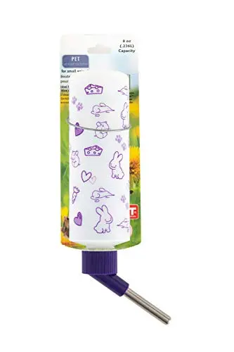 Lixit frosted weather-resistant water bottle for small animal cages