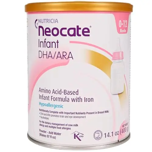 Nutricia Neocate infant formula powder can