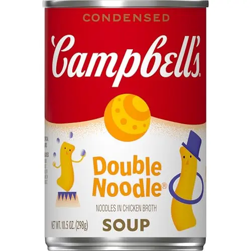 Campbell's condensed double noodle soup for kids in can