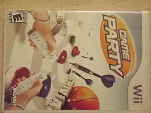 Game Party Wii game featuring various mini-games like darts and shuffleboard