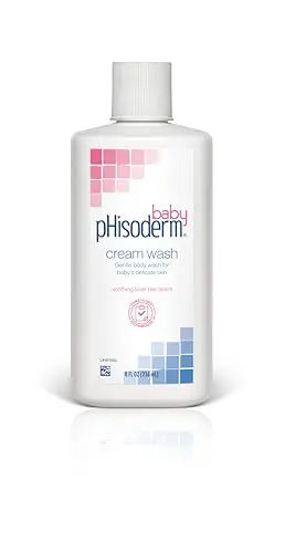 pHisoderm Baby Cream Wash in lavender scent for gentle cleansing