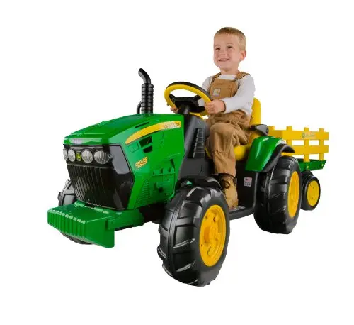 Peg Perego John Deere tractor ride-on with trailer