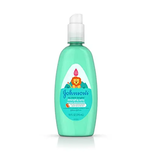 Johnson's No More Tangles detangling spray bottle for kids