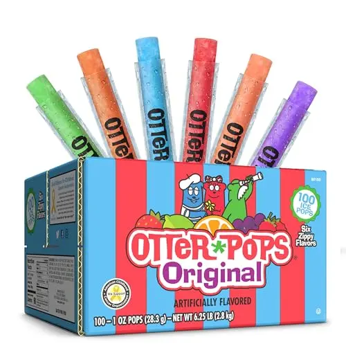 Otter Pops Original assorted freezer pops in colorful packaging