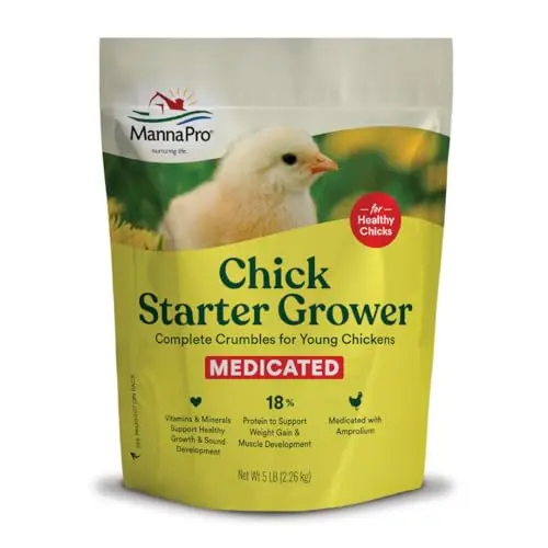 Manna Pro Medicated Chick Starter Feed bag