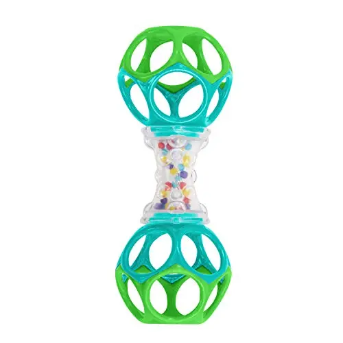 Bright Starts Oball Shaker Rattle toy with flexible balls and colorful beads