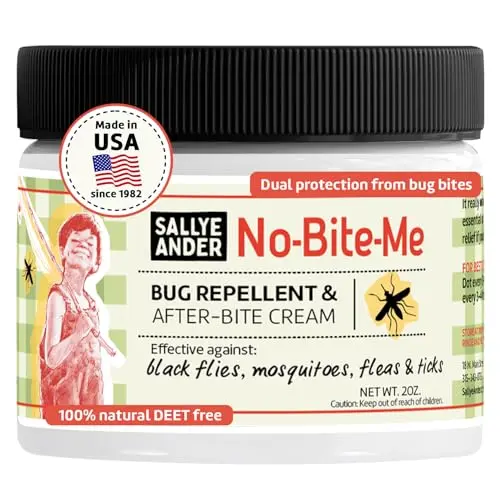 SALLYEANDER No Bite Me bug repellent and anti-itch cream