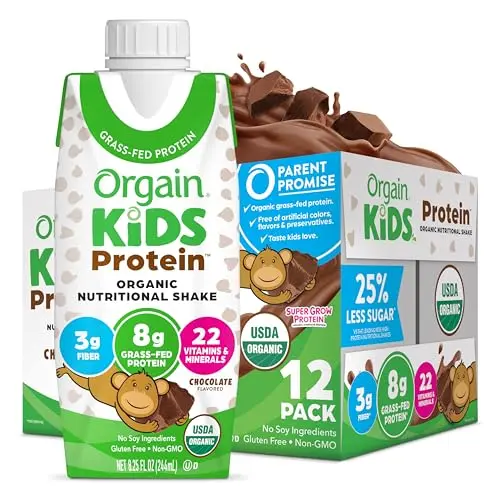 Orgain Organic Kids Protein Nutritional Shake chocolate flavor