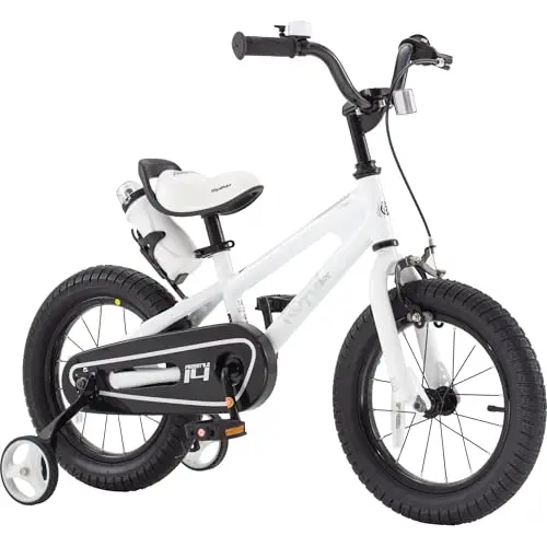 RoyalBaby Freestyle Kids Bike in white color
