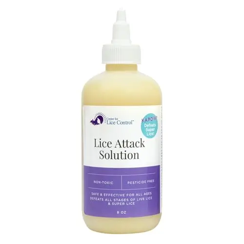 Kapow lice treatment shampoo that kills lice and eggs