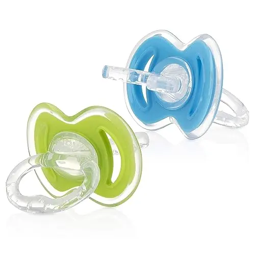 Nuby Gum-EEZ pacifier teether with textured silicone for gum comfort
