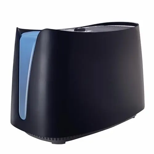Honeywell Cool Moisture Humidifier in black finish for bedroom use