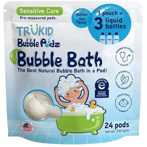 TruKid Bubble Podz individual packets for bubble bath