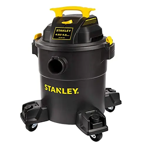 Stanley 6 gallon wet dry vacuum cleaner with black design
